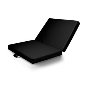 Materac gimnastyczny składany asekuracyjny 140x100x10 Czarny